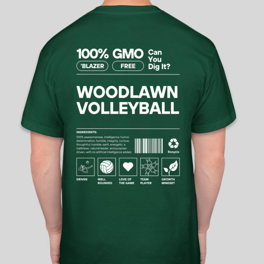 Adult 100% Blazer Volleyball Back