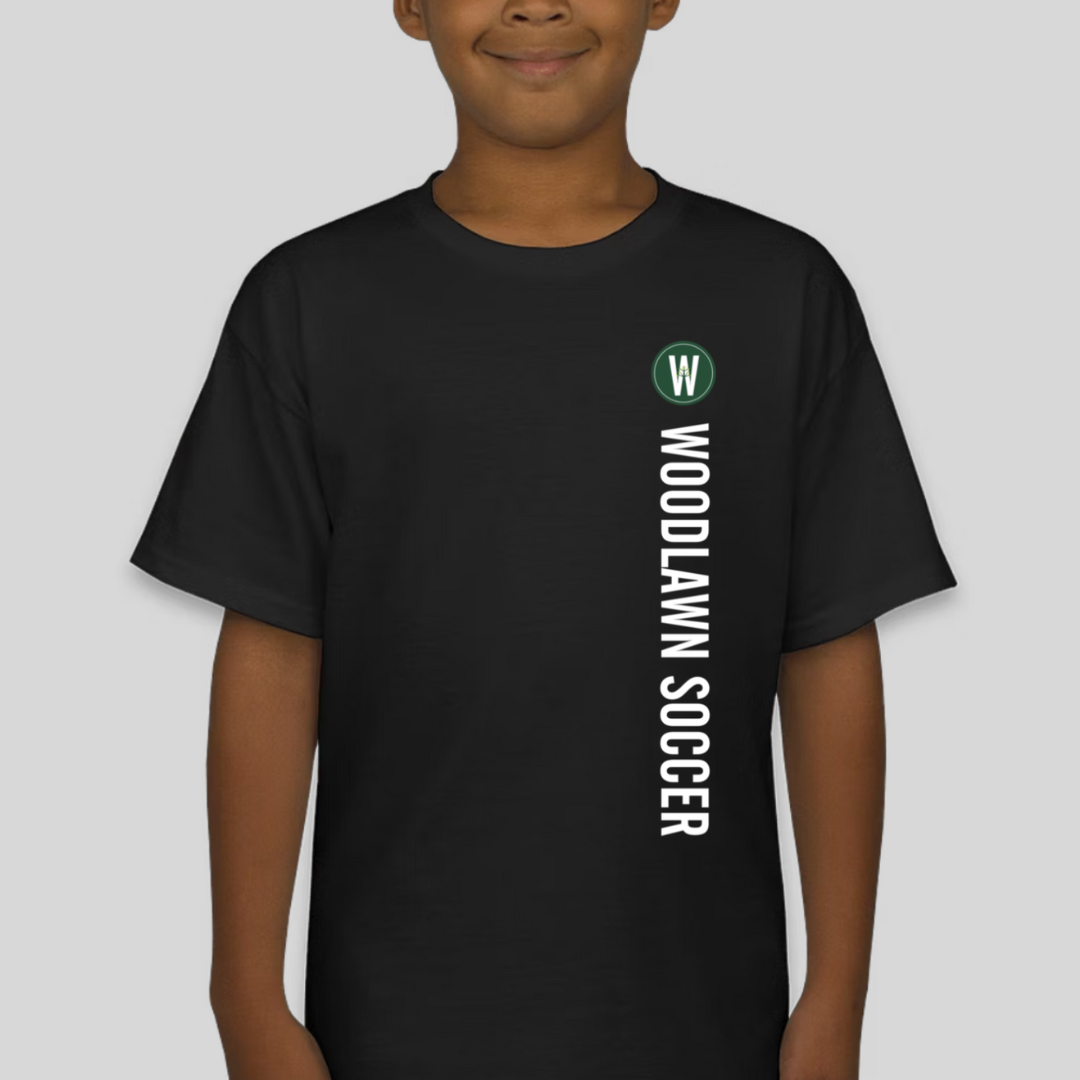 Youth Woodlawn Soccer Run Kick Goal Front
